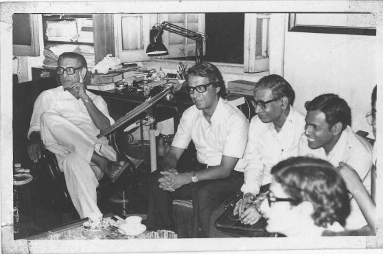 Satyajit Ray and Revanta Goswami